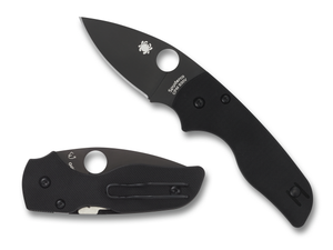 Spyderco Knives™ Lil' Native Lockback C230GPBBK Black G-10 CPM S30V Stainless Steel Pocket Knife
