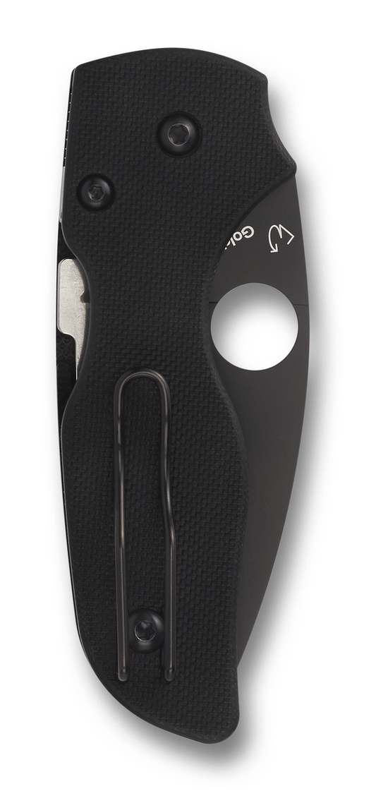 Spyderco Knives™ Lil' Native Lockback C230GSBBK Black G-10 S30V Stainless Steel Pocket Knife