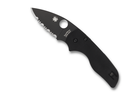 Spyderco Knives™ Lil' Native Lockback C230GSBBK Black G-10 S30V Stainless Steel Pocket Knife