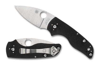 Spyderco Knives™ Lil' Native Slip-joint C230NLGP Black G-10 CPM S30V Stainless Steel Pocket Knife
