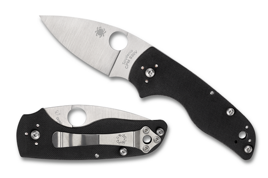 Spyderco Knives™ Lil' Native Slip-joint C230NLGP Black G-10 CPM S30V Stainless Steel Pocket Knife