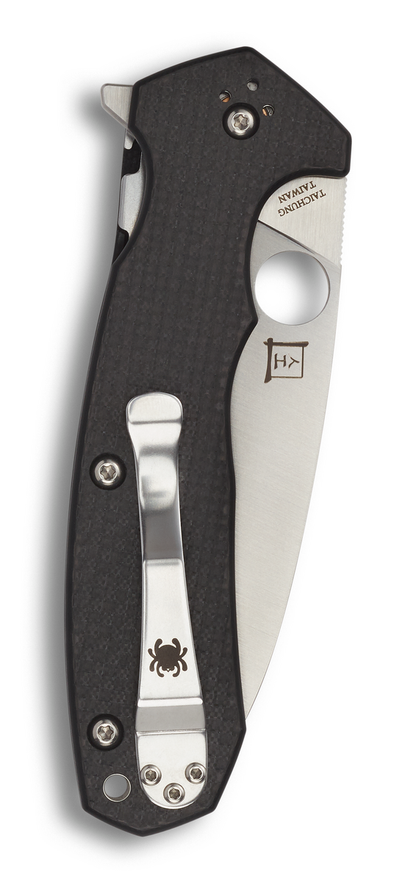 Spyderco Knives™ Amalgam Compression Liner Lock C234CFP Carbon Fiber and G-10 Laminate CPM S30V Stainless Steel Pocket Knife