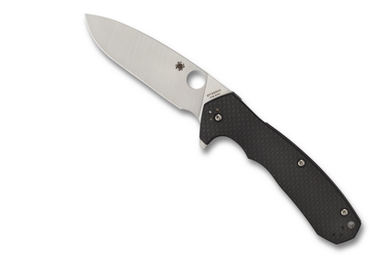 Spyderco Knives™ Amalgam Compression Liner Lock C234CFP Carbon Fiber and G-10 Laminate CPM S30V Stainless Steel Pocket Knife