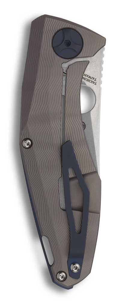 Spyderco Knives™ Drunken Frame lock C235CFTIP Titanium and Carbon Fiber CPM-S90V Stainless Steel Pocket Knife
