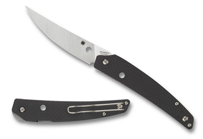 Spyderco Knives™ Ikuchi Liner Lock C242CFP Carbon Fiber and G-10 Laminate CPM S30V Stainless Steel Pocket Knife