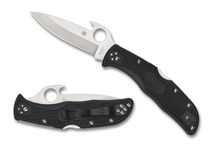Spyderco Knives™ Endela Lockback C243PGYW Gray Fiberglass Reinforced Nylon VG-10 Stainless Steel Pocket Knife