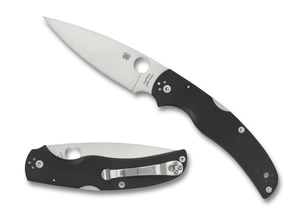 Spyderco Knives™ Native Chief Lockback C244GP Black G-10 CPM S30V Stainless Steel Pocket Knife