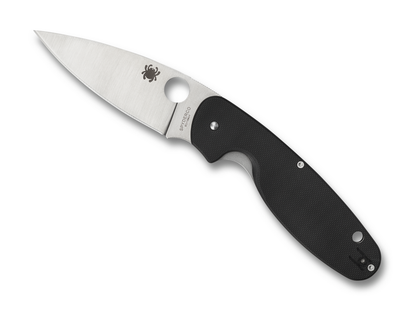 Spyderco Knives™ Emphasis Liner Lock C245GP Black G-10 8Cr13MoV Stainless Steel Pocket Knife