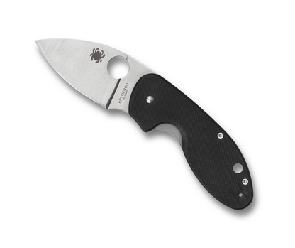 Spyderco Knives™ Insistent Liner Lock C246GP Black G-10 8Cr13MoV Stainless Steel Pocket Knife