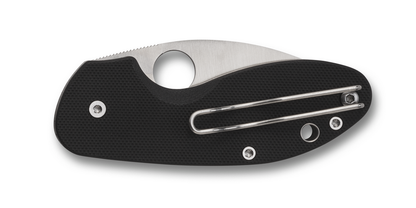 Spyderco Knives™ Insistent Liner Lock C246GPS Black G-10 8Cr13MoV Stainless Steel Pocket Knife