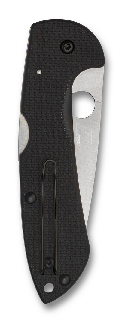 Spyderco Knives™ Siren Lockback C247GP Black G-10 LC200N Stainless Steel Pocket Knife