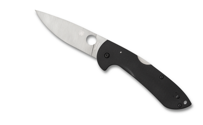 Spyderco Knives™ Siren Lockback C247GP Black G-10 LC200N Stainless Steel Pocket Knife