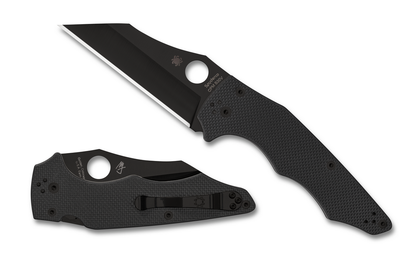 Spyderco Knives™ Yojumbo Compression Liner Lock C253GPBBK Black G-10 CPM S30V Stainless Steel Pocket Knife