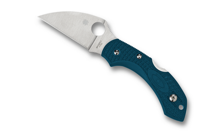 Spyderco Knives™ Dragonfly 2 Lockback C28FP2WK390 Blue Fiberglass Reinforced Nylon K390 Microclean Carbon Steel Pocket Knife