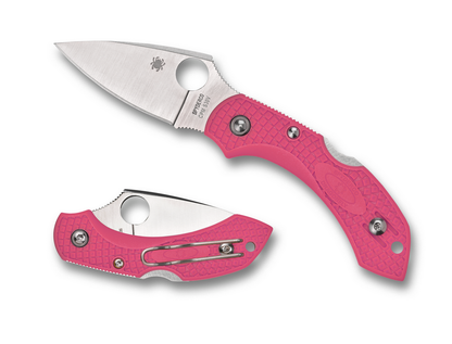 Spyderco Knives™ Dragonfly 2 Lockback C28FPPNS30V2 Pink Fiberglass Reinforced Nylon CPM S30V Stainless Steel Pocket Knife