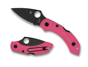 Spyderco Knives™ Dragonfly 2 Lockback C28FPPNS30VBK2 Pink Fiberglass Reinforced Nylon CPM S30V Stainless Steel Pocket Knife