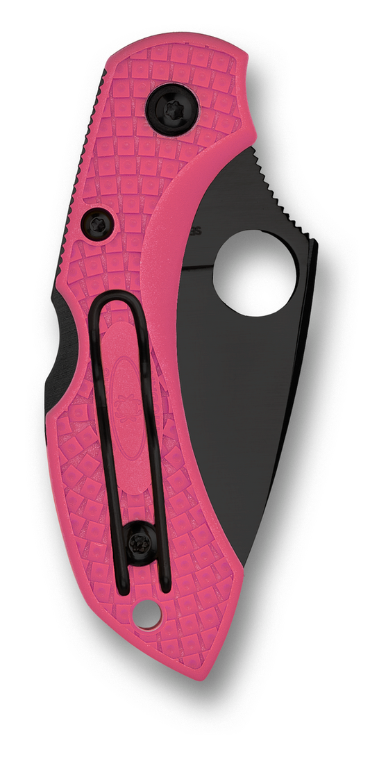 Spyderco Knives™ Dragonfly 2 Lockback C28FPPNS30VBK2 Pink Fiberglass Reinforced Nylon CPM S30V Stainless Steel Pocket Knife