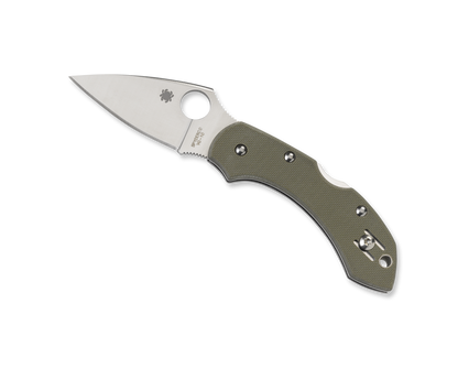 Spyderco Knives™ Dragonfly Lockback C28GPFG Foliage Green G-10 VG-10 Stainless Steel Pocket Knife