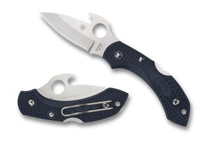 Spyderco Knives™ Dragonfly 2 Lockback C28PGYW2 Gray Fiberglass Reinforced Nylon VG-10 Stainless Steel Pocket Knife