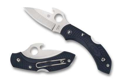 Spyderco Knives™ Dragonfly 2 Lockback C28PGYW2 Gray Fiberglass Reinforced Nylon VG-10 Stainless Steel Pocket Knife