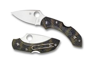 Spyderco Knives™ Dragonfly 2 Lockback C28ZFPGR2 Zome Green Fiberglass Reinforced Nylon VG-10 Stainless Steel Pocket Knife