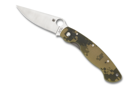 Spyderco Knives™ Service Liner Lock C36GPCMO Digital Camo G-10 CPM S30V Stainless Steel Pocket Knife