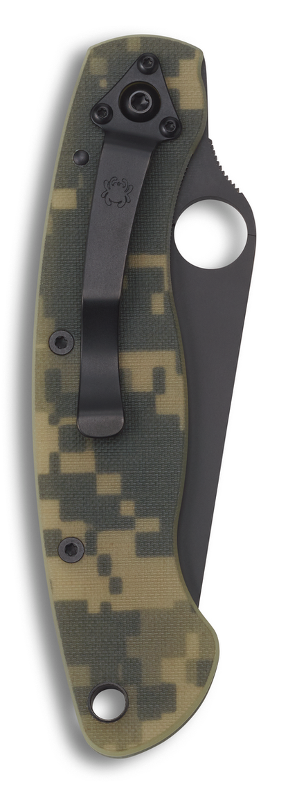 Spyderco Knives™ Military Liner Lock C36GPCMOBK Camo G-10 CPM S30V Stainless Steel Pocket Knife