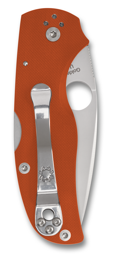 Spyderco Knives™ Native 5 Lockback C41GPBORE Burnt Orange G-10 CPM REX 45 Pocket Knife