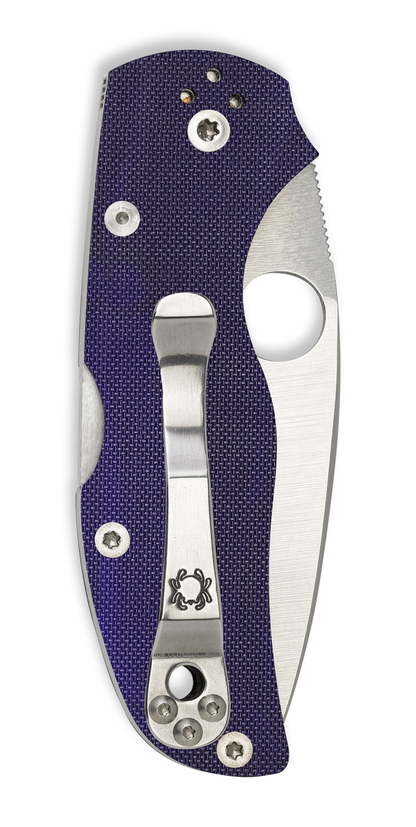 Spyderco Knives™ Native 5 Lockback C41GPDBL5 Midnight Blue G-10 CPM S110V Stainless Steel Pocket Knife
