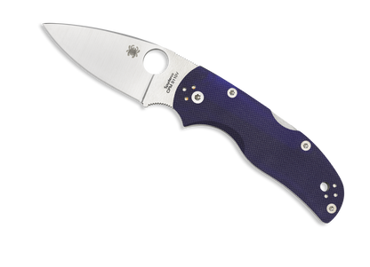 Spyderco Knives™ Native 5 Lockback C41GPDBL5 Midnight Blue G-10 CPM S110V Stainless Steel Pocket Knife