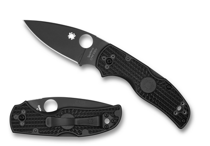 Spyderco Knives™ Native 5 Lockback C41PBBK5 Black Fiberglass Reinforced Nylon CPM S30V Stainless Steel Pocket Knife