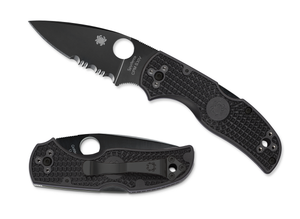 Spyderco Knives™ Native 5 Lockback C41PSBBK5 Black Fiberglass Reinforced Nylon CPM S30V Stainless Steel Pocket Knife