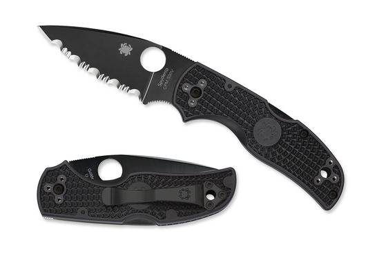 Spyderco Knives™ Native 5 Lockback C41SBBK5 Black Fiberglass Reinforced Nylon CPM S30V Stainless Steel Pocket Knife