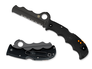 Spyderco Knives™ Assist Lockback C79PSBBK Black Fiberglass Reinforced Nylon VG-10 Stainless Steel Pocket Knife
