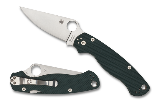 Spyderco Knives™ Para Millie 2 C81GPFGR2 Forest Green G-10 CPM S45VN Stainless Steel Pocket Knife