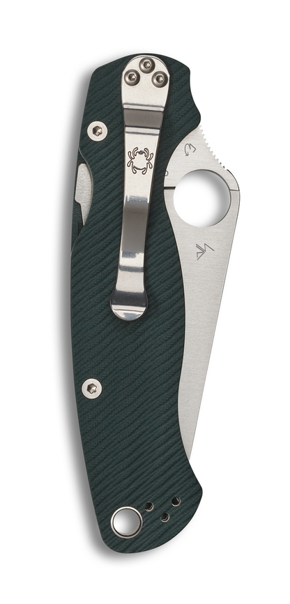 Spyderco Knives™ Para Millie 2 C81GPFGR2 Forest Green G-10 CPM S45VN Stainless Steel Pocket Knife