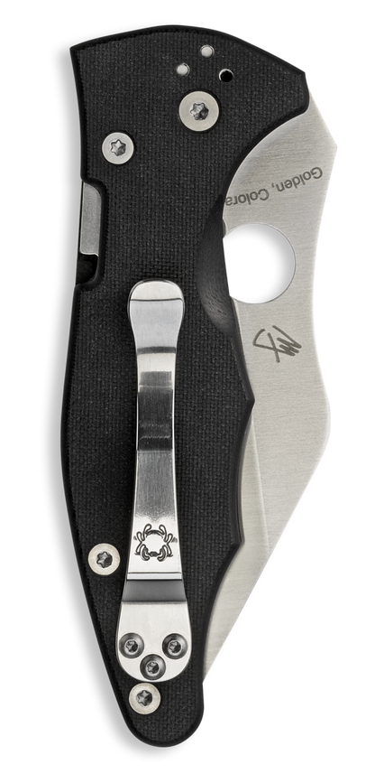 Spyderco Knives™ Yojimbo 2 Compression Liner Lock C85GP2 Black G-10 CPM S30V Stainless Steel Pocket Knife