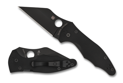 Spyderco Knives™ Yojimbo 2 Compression Liner Lock C85GPBBK2 Black G-10 CPM S30V Stainless Steel Pocket Knife