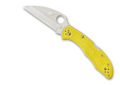 Spyderco Knives™ Salt 2 Lockback C88PWCYL2 Yellow Fiberglass Reinforced Nylon H1 Stainless Steel Pocket Knife