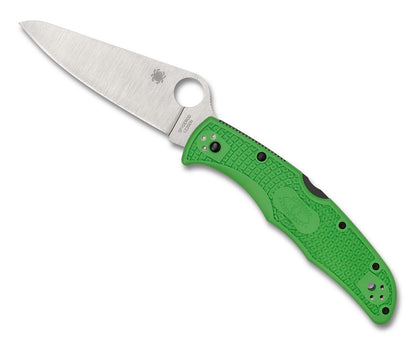 Spyderco Knives™ Pacific Salt 2 Lockback C91FPGR2 Green Fiberglass Reinforced Nylon LC200N Stainless Steel Pocket Knife