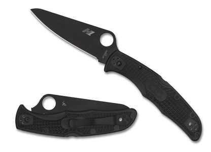 Spyderco Knives™ Pacific Salt 2 Lockback C91PBBK2 Black Fiberglass Reinforced Nylon H1 Stainless Steel Pocket Knife