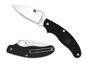 Spyderco Knives™ UK Pen SlipIt C94PBK Black Fiberglass Reinforced Nylon CTS BD1N Stainless Steel Pocket Knife