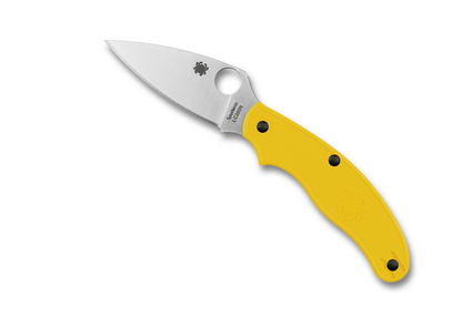 Spyderco Knives™ UK Pen SlipIt C94PYL Yellow Fiberglass Reinforced Nylon LC200N Stainless Steel Pocket Knife
