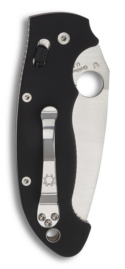 Spyderco Knives™ Manix 2 XL Lever Lock C95GP2 Black G-10 CPM S30V Stainless Steel Pocket Knife