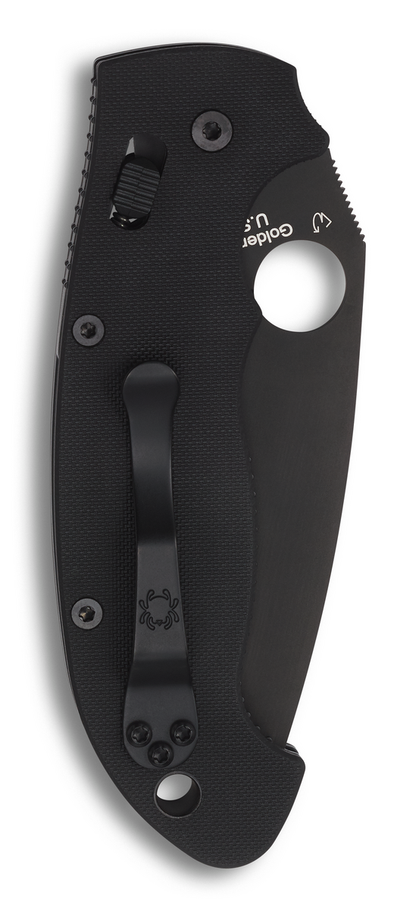 Spyderco Knives™ Manix 2 XL Lever Lock C95GPBBK2 Black G-10 CPM S30V Stainless Steel Pocket Knife