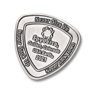 Spyderco Knives™ COIN2021 Knife Nickel Silver Spydercoin