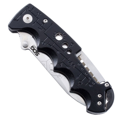 SOG Specialty Knives™ Kilowatt Liner Lock EL01-CP Black Glass-Reinforced Nylon AUS-8 Stainless Steel Pocket Knife