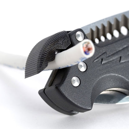 SOG Specialty Knives™ Kilowatt Liner Lock EL01-CP Black Glass-Reinforced Nylon AUS-8 Stainless Steel Pocket Knife