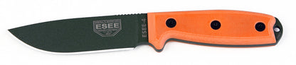 ESEE Knives™ Full-Tang Fixed Blade 4P-OD Orange G10 1095 Carbon Steel Knife