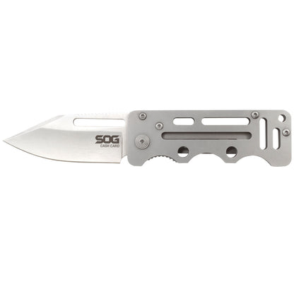 SOG Specialty Knives™ Cash Card Frame Lock EZ1-CP Stainless Steel 8Cr13MoV Stainless Steel Pocket Knife